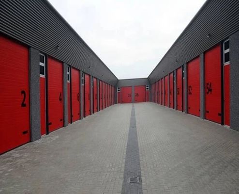 消防署の絶縁された部門別のガレージのドアの高力安全効率