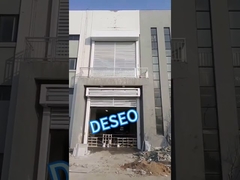 Powder Coated Industrial Roll Up Door 220mm Aluminum Slats Extension Springs