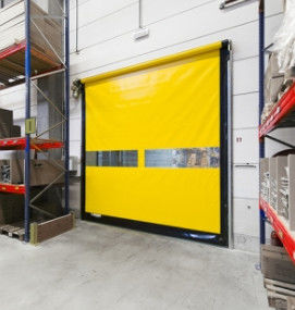 ポリ塩化ビニールのビニールの生地のゴム製急速なローラーのドア304自動高速シャッター ジッパー