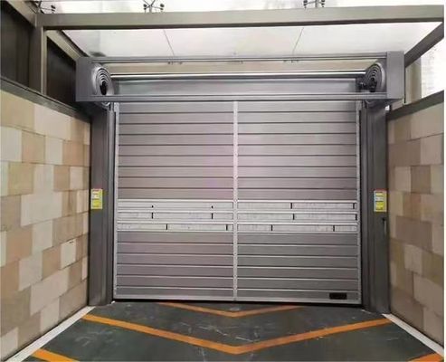 アルミニウム パネルの政府220mmの螺線形のドアの高速螺線形のドア