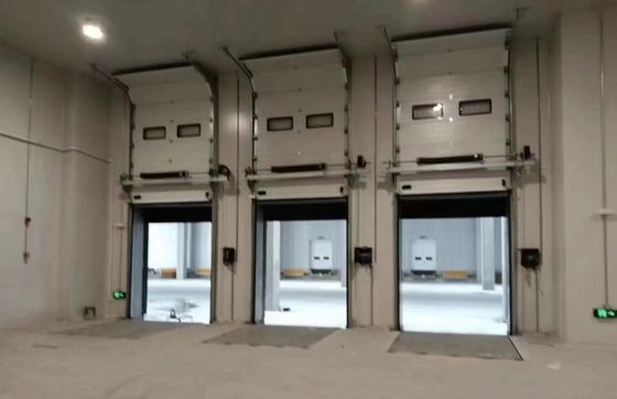 セキュリティ 鉄 断面型 隔離 ドア 現代の電気 / 手動 工場 直販 商業 サンドイッチ ドア