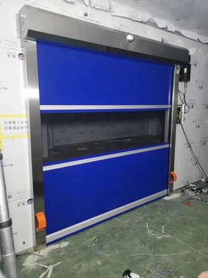 セキュリティと耐久性を持つ安全隔離された高速ロールドア 卸売 簡単にインストールできる PVC メンテナンス不要
