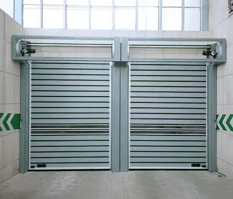 PLC制御速度 220V 電源 スパイラルドア 0.8m/s 閉鎖 製造工場 自動シャッタードア