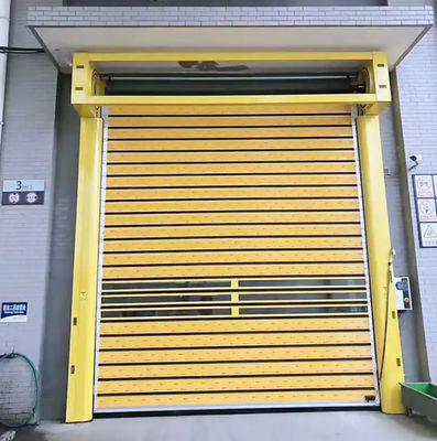 PLC制御速度 220V 電源 スパイラルドア 0.8m/s 閉鎖 製造工場 自動シャッタードア