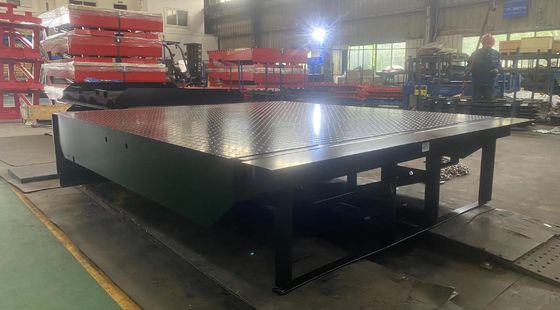 安全チェーンとプッシュボタン制御装置を搭載した,カスタマイズ可能な電気液圧ロードドックレベルラー