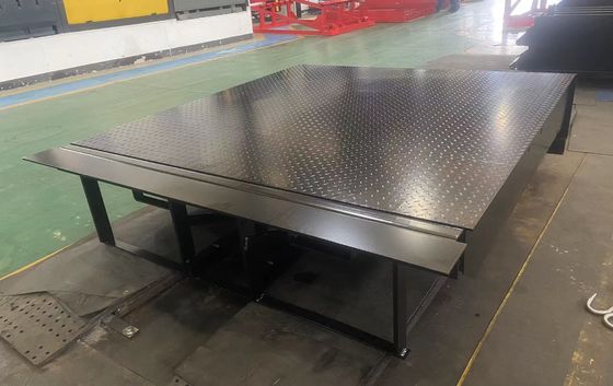 安全チェーンとプッシュボタン制御装置を搭載した,カスタマイズ可能な電気液圧ロードドックレベルラー
