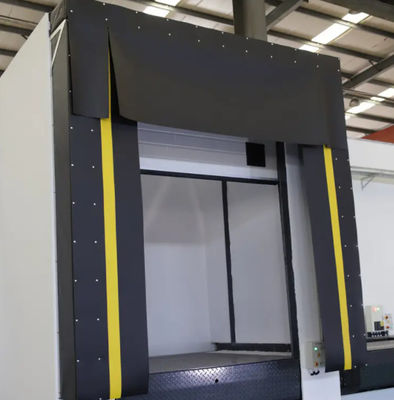 調整可能な積載システム ドックドアシェルター PVC プラスチックゴム 建築 省エネ ドックドアとトラックとの間の良好な密封