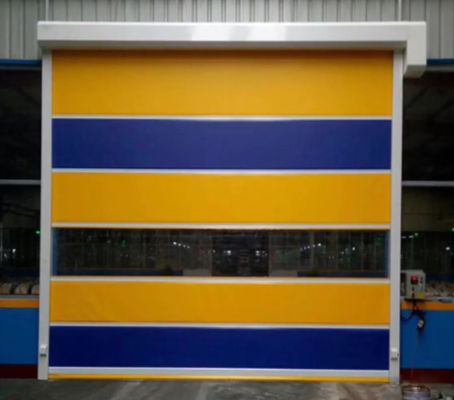 簡単 設置 高速 PVC ロールアップ 快速シャッター ドア 304 ステンレス スチール モダン デザイン ジッパー