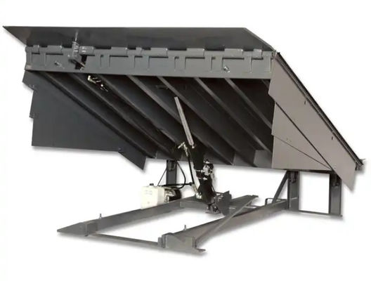 Powder Coated Mechanical Dock Door Levelers Hydraulic  Workshop Automatic Dock Plate 25000-40000LBS Safe Design