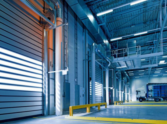 Temperature Range -20C- 50C Aluminum Turbine Hard Fast Door High-efficiency High Speed Spiral Door for Unbeatable Safety