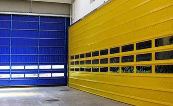 Promotion Steel Structure and Customized Design for High Speed PVC Roll Up Rapid Shutter Door Industrial Wind Proof Hard Fast Doors