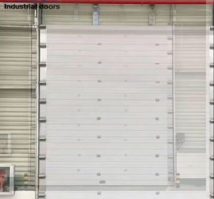 Fire Station Industrial Sectional Doors Automatic Formed Overhead Sectional Steel Doors with Customized Options and Design