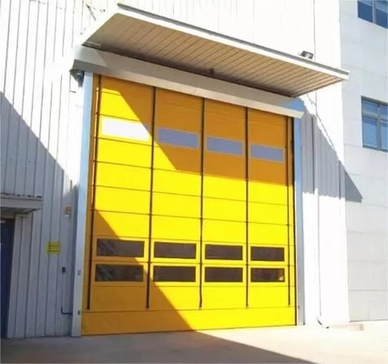 High Speed PVC Roll Up Rapid Shutter Door Factory High-Speed Automatic Aluminum Alloy 304 Stainless Steel Material with Thermal Insulation