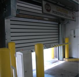 騒音削減 高セキュリティ 高速 PVC ロールアップ 快速シャッタードア 304 ステンレス 鋼材 工業用には理想的です