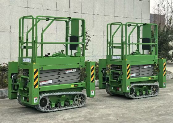 高所作業員リフト バッテリー駆動電動リフト プラットフォーム 1.5 KW モーターパワー建設およびメンテナンス用に最適化