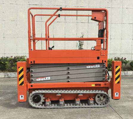 高所作業員リフト バッテリー駆動電動リフト プラットフォーム 1.5 KW モーターパワー建設およびメンテナンス用に最適化