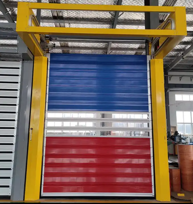 Hot New Product Custom Size Easy Cleaning Corrosion Resistant Hard High-Speed Spiral Door for Logistics Warehouse