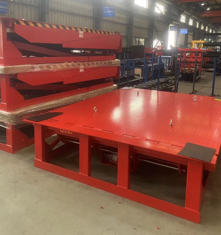 25000-40000LBS 容量 安全な設計 ワークショップ 自動ドックプレート ドックドアレベル ハーブデュース 水力
