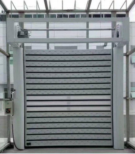 効率性 安全性 光電センサー付き アルミニウム透明型高速回転ドア
