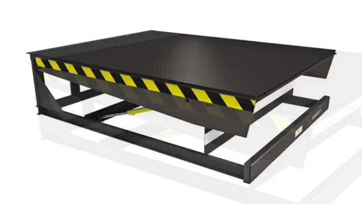 Powder Coated Mechanical Dock Door Levelers Hydraulic  Workshop Automatic Dock Plate 25000-40000LBS Safe Design