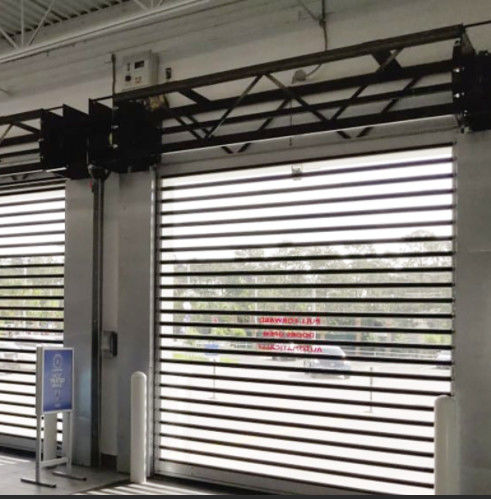Temperature Range -20C- 50C Aluminum Turbine Hard Fast Door High-efficiency High Speed Spiral Door for Unbeatable Safety