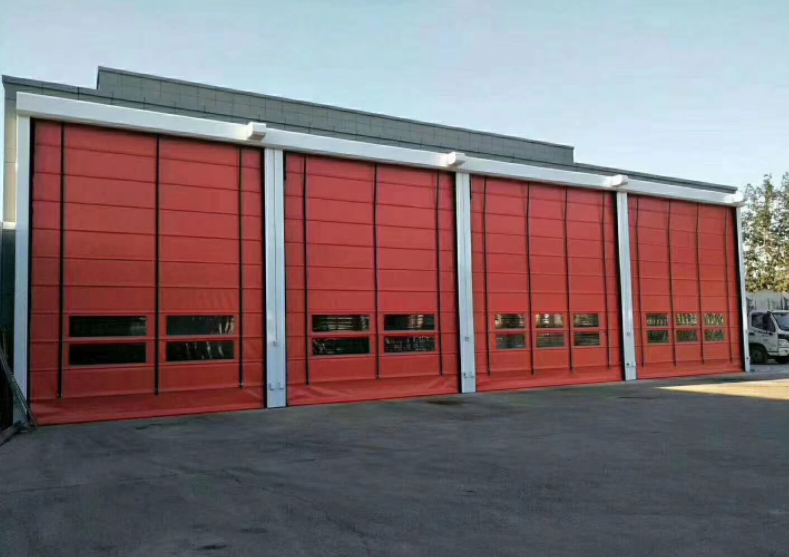 工場価格 急速 産業用PVC 倉庫/工場 内装 耐候 高速 ドア 304 ステンレス 鋼材 自動 操作